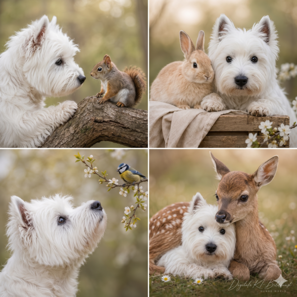 Bilderserie im HUNDE-WORLD Stil