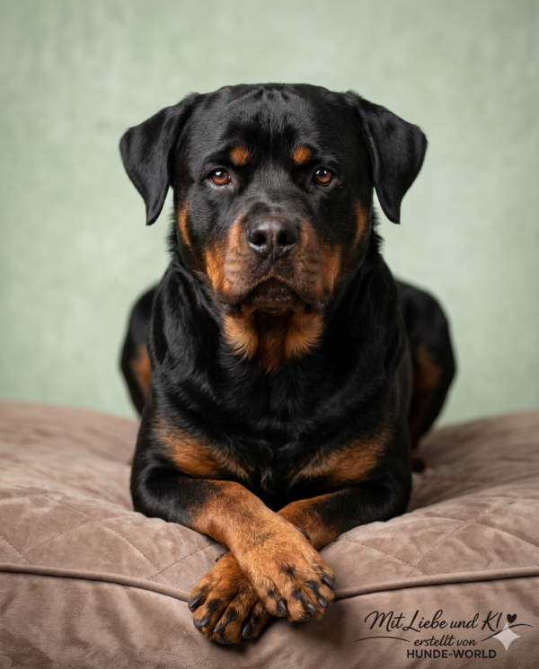 Hundeportrait im HUNDE-WORLD Stil