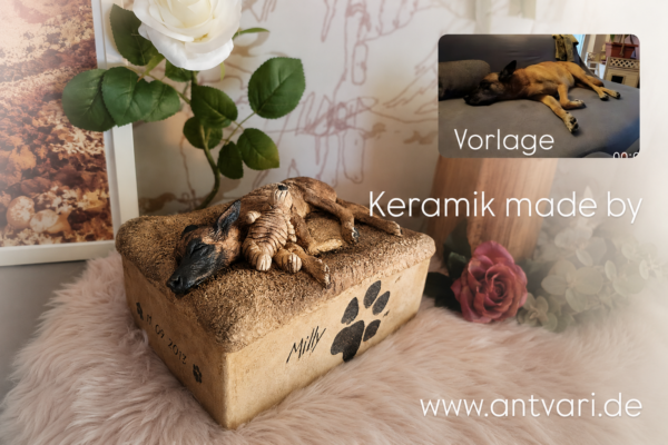 Lebensechte Keramik Erinnerungen nach Bildvorlage