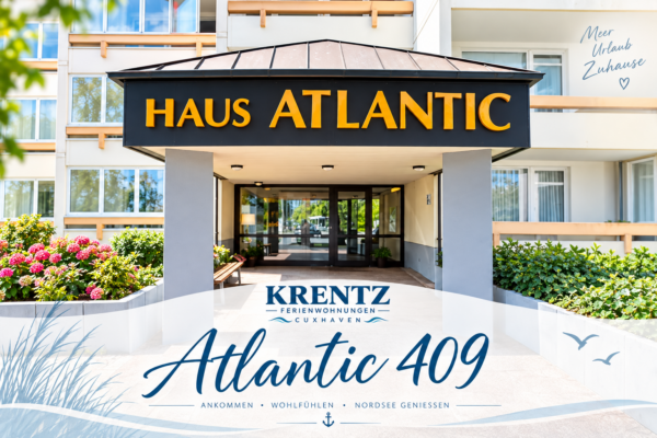 Hundefreundliche Ferienwohnungen in Cuxhaven - Atlantic 409 mit Meerblick