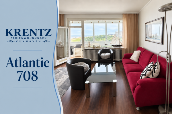 Hundefreundliche Ferienwohnungen in Cuxhaven - Atlantic 708 mit Meerblick
