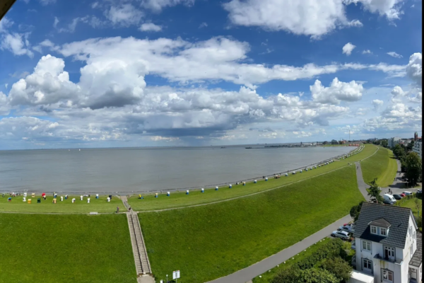 Hundefreundliche Ferienwohnungen in Cuxhaven - Nautic 809 mit Meerblick