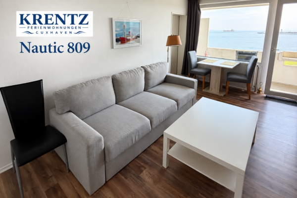 Hundefreundliche Ferienwohnungen in Cuxhaven - Nautic 809 mit Meerblick