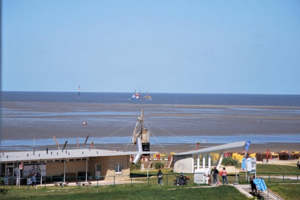 Hundefreundliche Ferienwohnungen in Cuxhaven - Atlantic 409 mit Meerblick