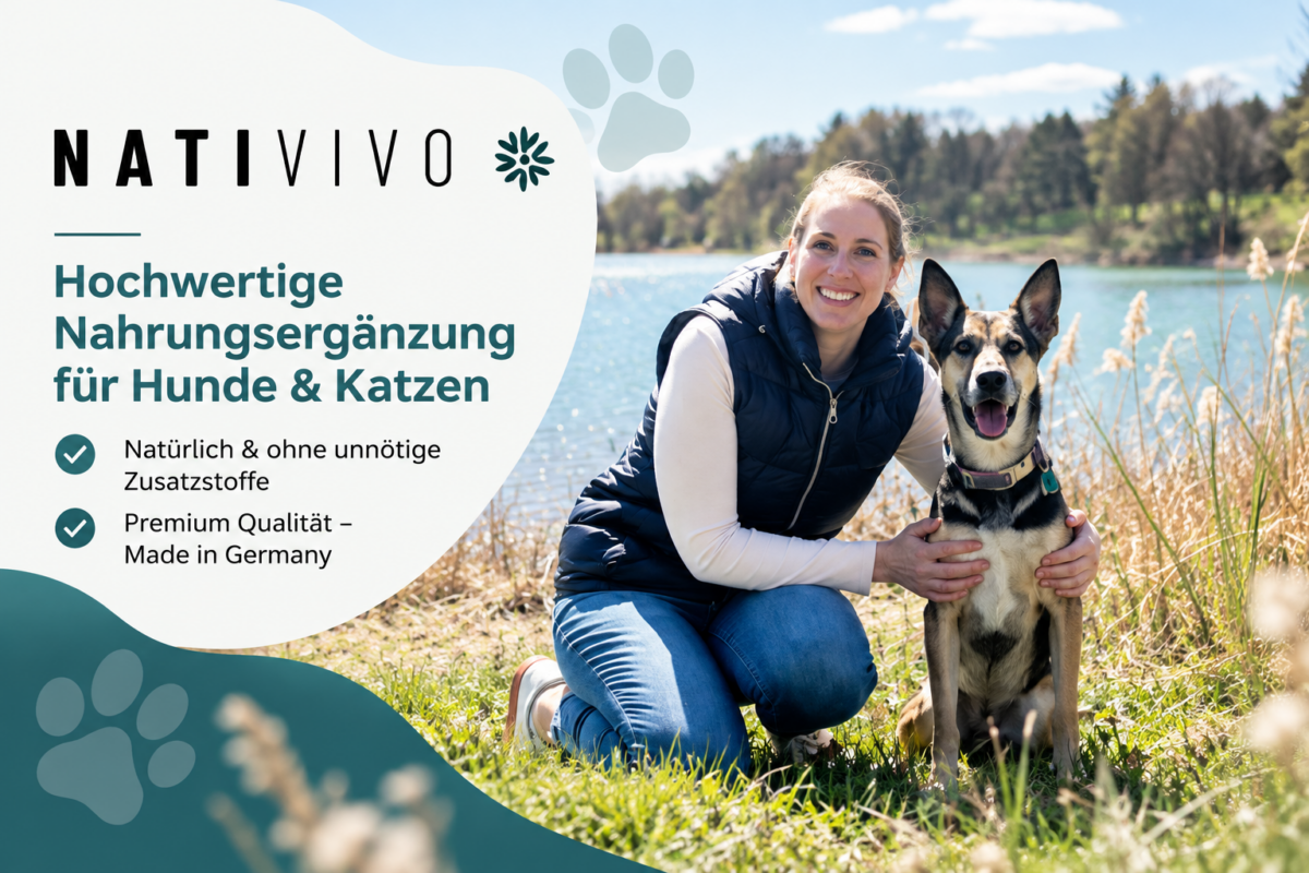 NATIVIVO – Natürliche Nahrungsergänzung für Hunde und Katzen